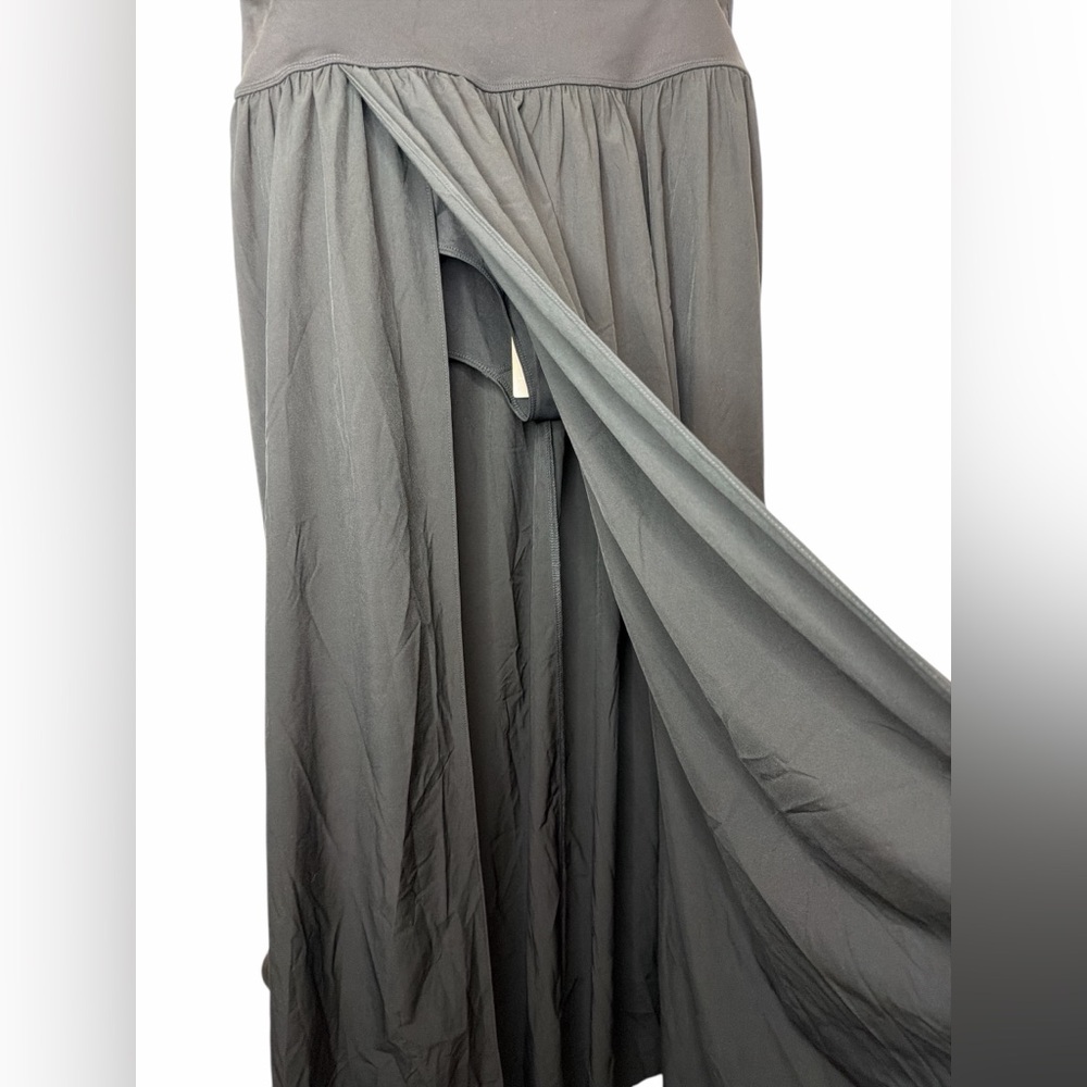 HALARA Breezeful High Waisted Split 2-in-1 Flowy Quick Dry Maxi Casual Skirt - Picture 2 of 8